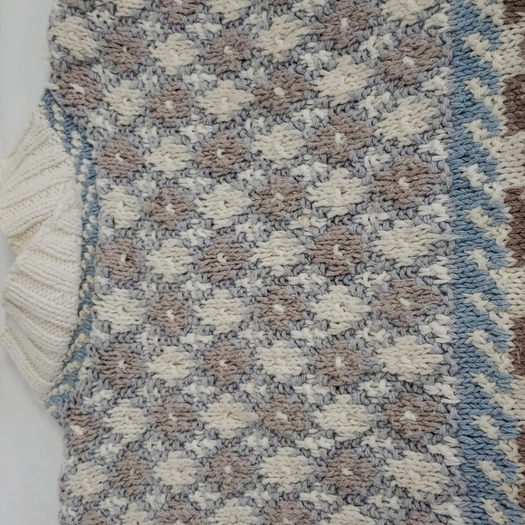 Vintage Handcrafted Cotton Ramie Bulky Sweater by Jennifer & Co. M - Picture 8 of 14